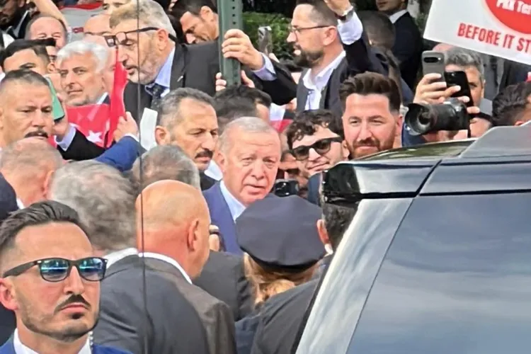 ABD’de Türkler Erdoğan’ı coşkuyla karşıladı