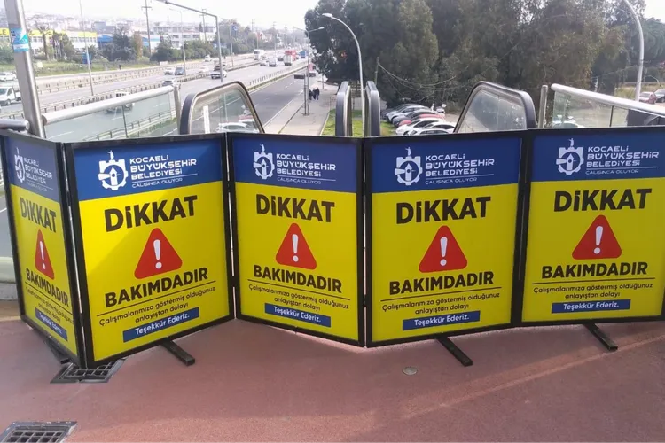 Kocaeli’de yürüyen merdivenlere Kasım bakımı